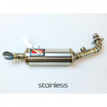 Competition Werkes WK125 GP Slip-on Exhaust Kawasaki Z125 Pro (2016-)