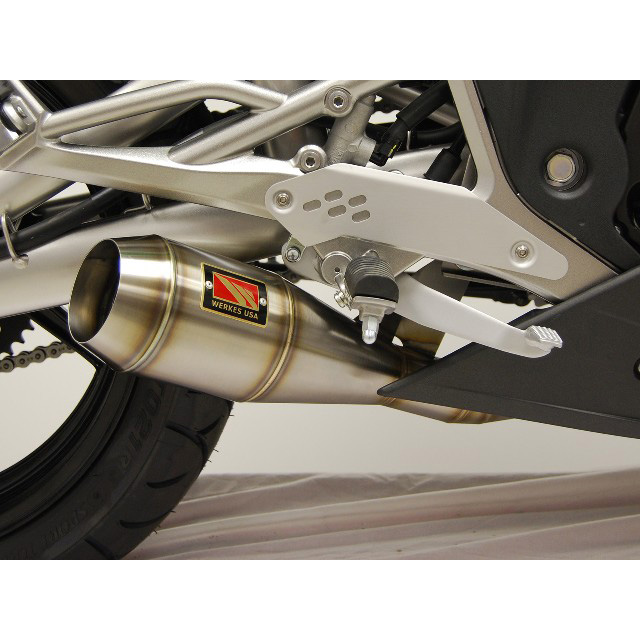 thumbnail interactive-video image 1 of Delkevic 8” Round Carbon Slip-On Exhaust Muffler For Kawasaki ER-6N, Ninja 650 & Versys 2006-2008 1 of 5