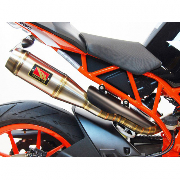 view Competition Werkes WKT391H GP High Mount Exhaust for KTM RC390 (2017-)