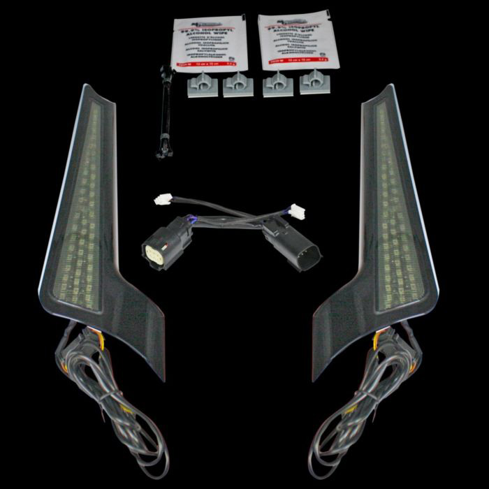 Custom Dynamics CDFASCIABCM Fascia LED Panels for Harley FLHX, FLTRX