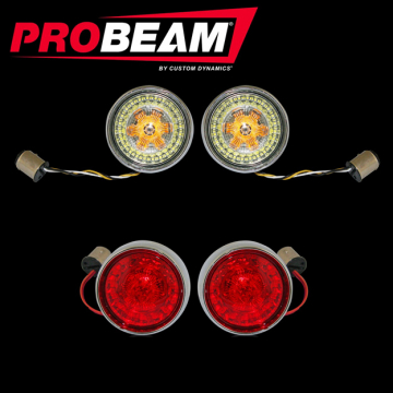 view Custom Dynamics PB-BCM-BB Bullet Bezel BCM Turn Signal Conversion Kit Harley models