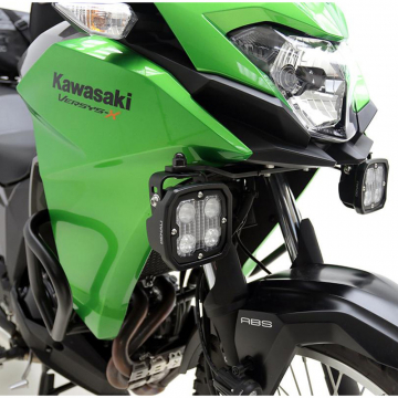view Denali LAH.08.10600 Auxiliary Light Mount for Kawasaki Versys-X 300 (2017-2021)