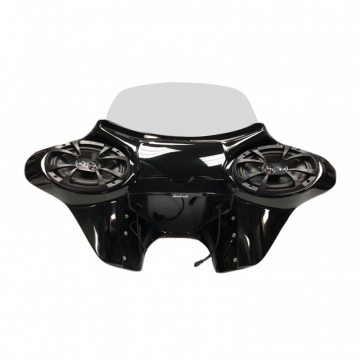 TKY Double Boox Batwing Fairing with Bluetooth Remote, 6" x 9" Waterproof Speakers