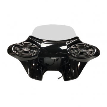 view TKY Double Boox Batwing Fairing with Bluetooth Remote, 6" x 9" Waterproof Speakers