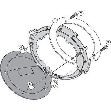 Givi BF05 Easylock Tank Ring