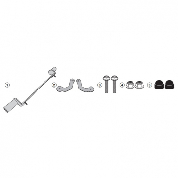 Givi LS6413 Foglight Fitting Kit for Triumph Tiger 800 XC/XR (2018-)