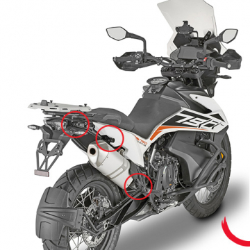 Givi PLOR7710MK Specific Pannier Holder for KTM 790/890 Adventure / R (2019-)
