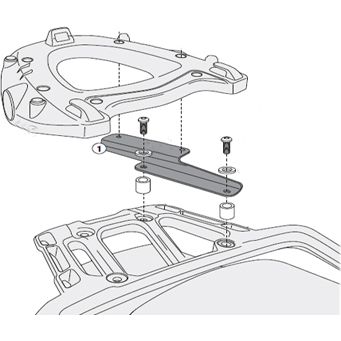 view Givi SR6403 Rear Plate for Triumph Tiger Explorer 1200 (2012-)