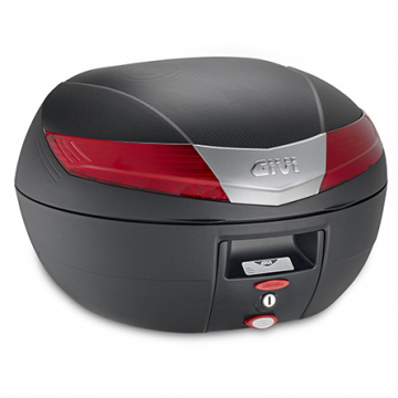 Givi V40NA Monokey 40 Liter Top Case, Black with Red Reflectors