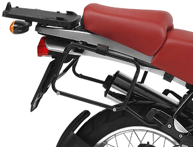 Pedane Regolabili Pieghevoli Per BMW R850GS, R1100GS, R1150GS (1994-2004) - Alluminio Nero