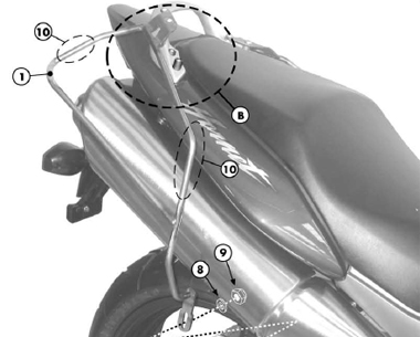 honda hornet body parts price list