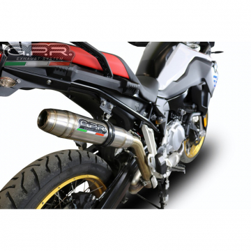 view GPR BMW.94.DE Deeptone Inox Slip-on Exhaust for BMW F850GS (2018-)