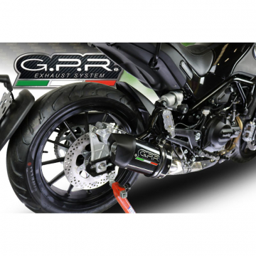 view GPR E4.BE.14.FCE4 Furore Carbon Slip-on Exhaust for Benelli Leoncino 500 Trail (2017-)