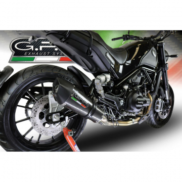 view GPR E4.BE.17.GPAN.PO GP Evo4 Poppy Full Exhaust for Benelli Leoncino 500 (2017-)