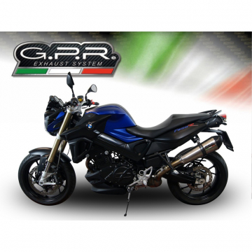 view GPR E4.BM.102.GPAN.TO GP Evo4 Titanium Slip-on Exhaust for BMW F800GT (2017-2019)