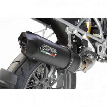 view GPR E4.BM.104.FNE4 Furore Evo4 Nero Slip-on Exhaust for BMW R1200GS Adventure (2017-2018)
