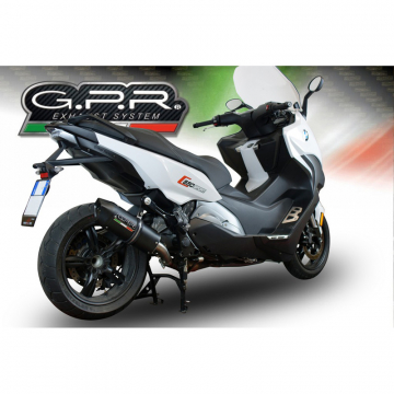 view GPR E4.BMW.84.FNE4 Furore Evo4 Nero Slip-on Exhaust for BMW C650 Sport (2016-)