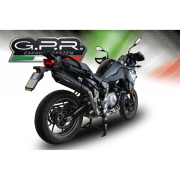 view GPR E4.BMW.95.GPAN.BLT GPE Anniversary Slip-on Exhaust for BMW F750GS (2018-2020)