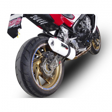 view GPR E4.CO.H.249.ALB Albus Evo4 Full Exhaust for Honda CB650F (2017-)
