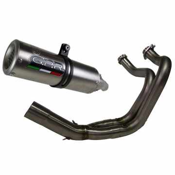 view GPR E4.CO.K.169.M3.TN M3 Titanium Natural Exhaust for Kawasaki Versys 650 (2017-2020)