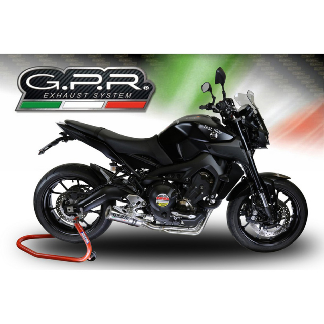 GPR E4.CO.Y.195.M3.INOX M3 Inox Full Exhaust for Yamaha MT 09 FZ 09 2017 Accessories International