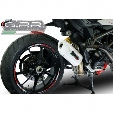 view GPR E4.D.127.1.ALBE4 Albus Evo4 Slip-on Exhaust for Ducati Hypermotard 939 (2016-)