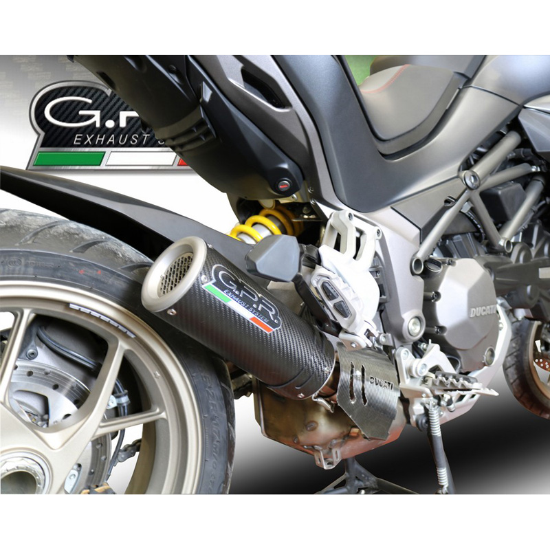 GPR E4.D.130.M3.CA M3 Carbon Slip-on Exhaust Ducati Multistrada 