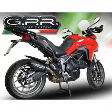 view GPR E4.D.131.GPAN.PO GP Evo4 Poppy Slip-on Exhaust for Ducati Multistrada 950 (2017-)