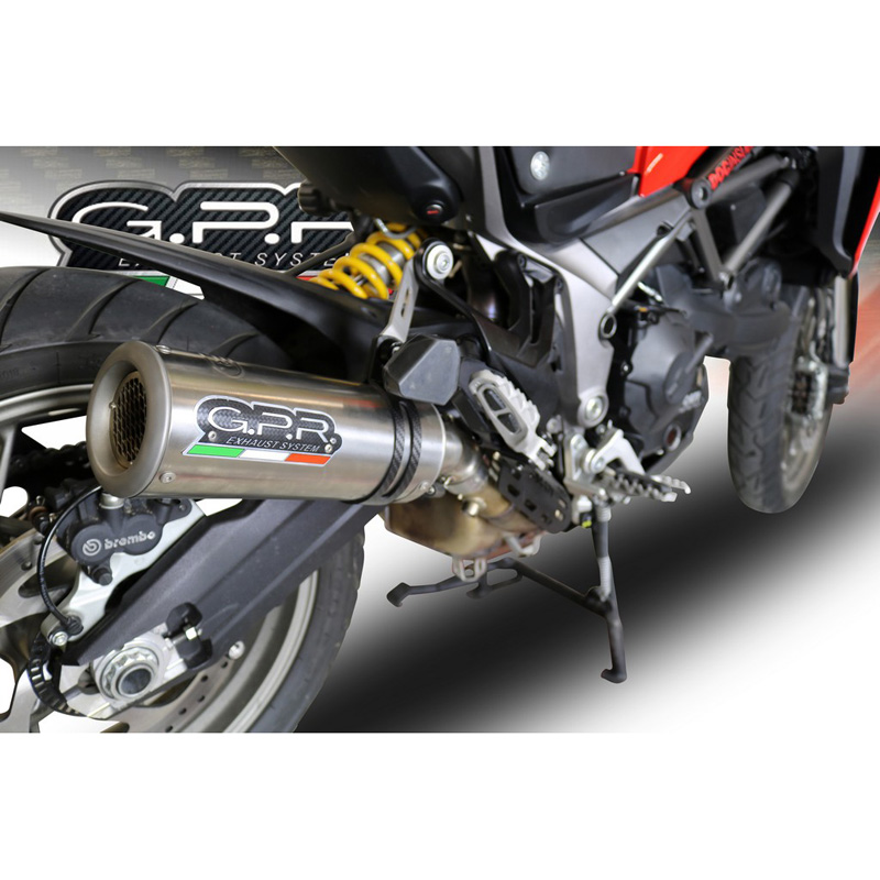 GPR E4.D.131.M3.TN M3 Titanium Natural Slipon Exhaust for Ducati