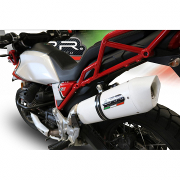 view GPR E4.GU.61.ALBE4 Albus Evo4 Slip-on Exhaust for Moto Guzzi V85 TT '19-'20