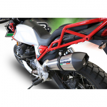 view GPR E4.GU.61.GPAN.TO GP Evo4 Titanium Slip-on Exhaust for Moto Guzzi V85 TT '19-'20