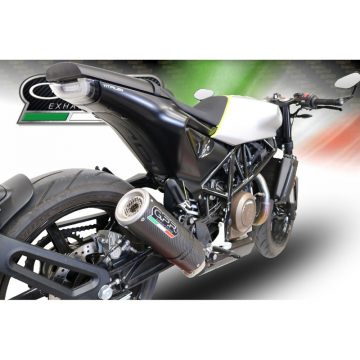 GPR E4.HU.43.M3.CA M3 Carbon Slip-on Exhaust for Husqvarna Svartpilen 701 (2019-)