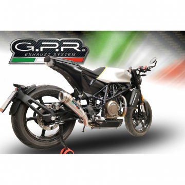 GPR E4.HU.44.PCEV Powercone Evo4 Slip-on Exhaust for Husqvarna Svartpilen 701 (2019-)