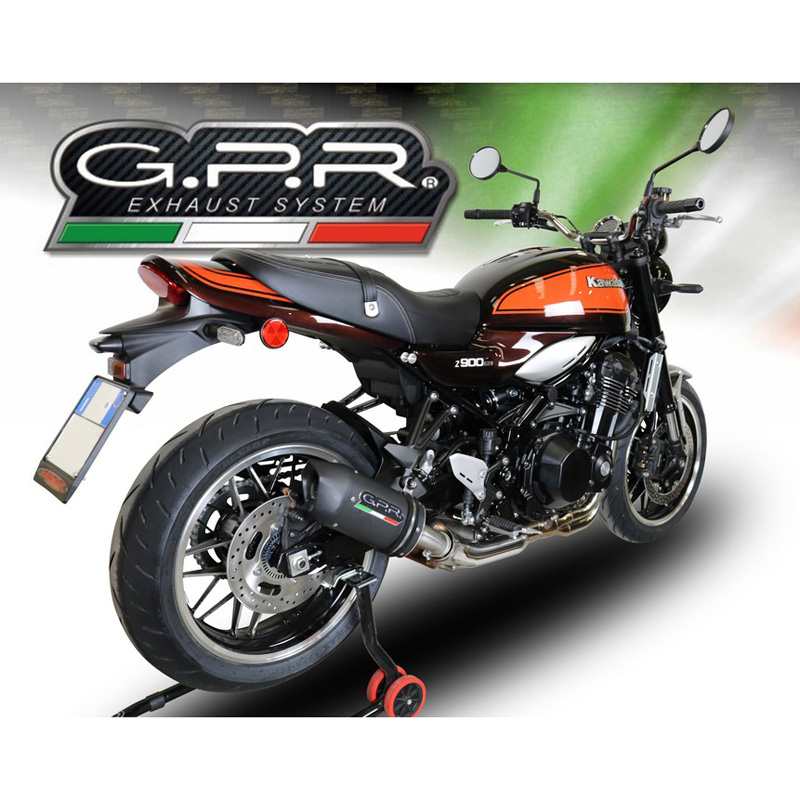 GPR E4.K.168.FNE4 Furore Evo4 Nero Slipon Exhaust for Kawasaki Z900RS