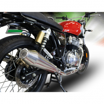 view GPR E4.ROY.7.ULTRA Ultracone Evo Exhausts for Royal Enfield Continental 650 (2019-)
