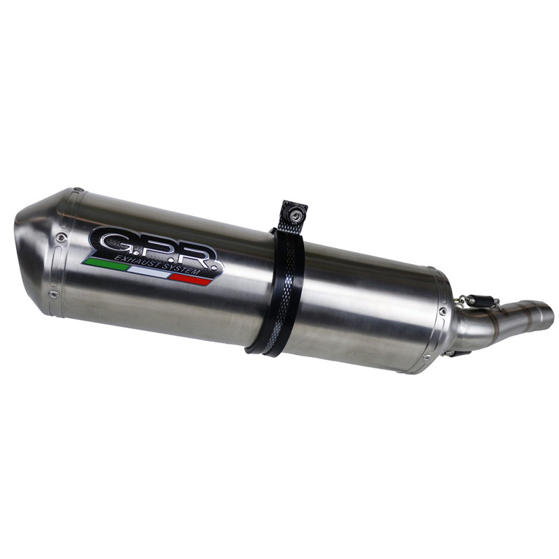 GPR CO.K.161.SAT Satinox Full Exhaust for Kawasaki Ninja 650 '17