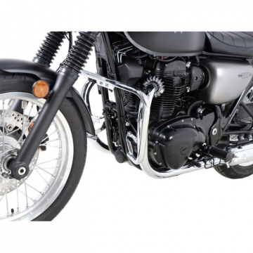 view Hepco & Becker 501.2541 00 02 Engine Guard, Chrome for Kawasaki W800 Street/Cafe (2019-)