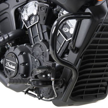 view Hepco & Becker 501.7568 00 01 Crashbars, Black for Indian Scout Bobber '18-'24