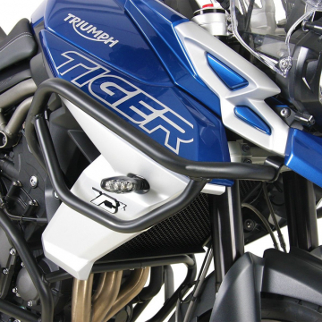 view Hepco & Becker 502.7592 00 01 Tank Guard for Triumph Tiger 800 models '18-'19