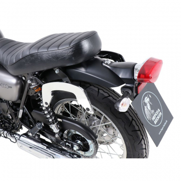view Hepco & Becker 630.2541 00 02 C-Bow Carrier, Chrome for Kawasaki W800 Street/Cafe (2019-)