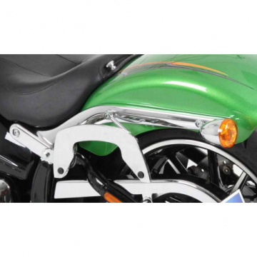 view Hepco & Becker 630.730 00 02 C-Bow Carrier Harley Softail Breakout in Chrome (2013-2017)