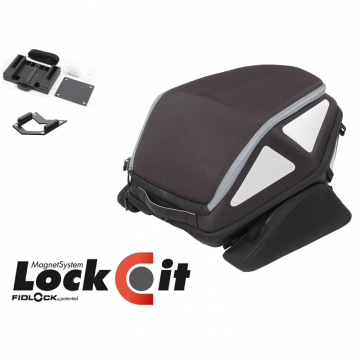 Hepco & Becker 640.812 00 01 Lock-it Rear Royster Soft Bag for Tank Ring, Black
