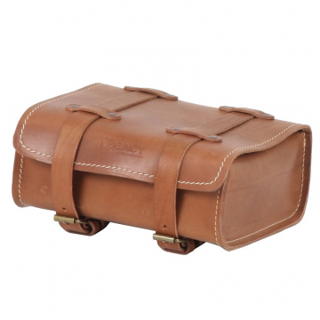 Hepco & Becker 645.1975 00 08 R Legacy Rear Leather Bag in Khaki, 4 Liter