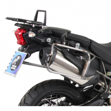 view Hepco & Becker 651.7535 00 01-40 Cutout Side Carrier W/ Black Cases Triumph Tiger 800 (2015-)