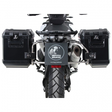 view Hepco & Becker 651.7581 00 22-01-40 Cutout Side Carrier w/ Xplorer Cases 790/890 Adventure / R