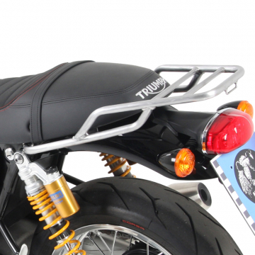 view Hepco & Becker 654.7542 01 02 Rear Rack, Chrome Triumph Thruxton & R (2016-)