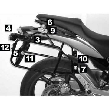 view Hepco & Becker 650.948 Lock-it Carrier for Honda CB600F Hornet '07-up