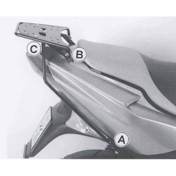 view Hepco & Becker Rear Rack for Peugeot Speed Fight 2 50 AC / 100 X-Race