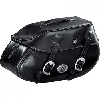 Hepco & Becker Big Buffalo C-bow Leather Bags, 35 Liter plain