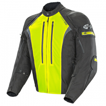 Joe Rocket Atomic Ion Textile Jacket, Black/Hi-Viz